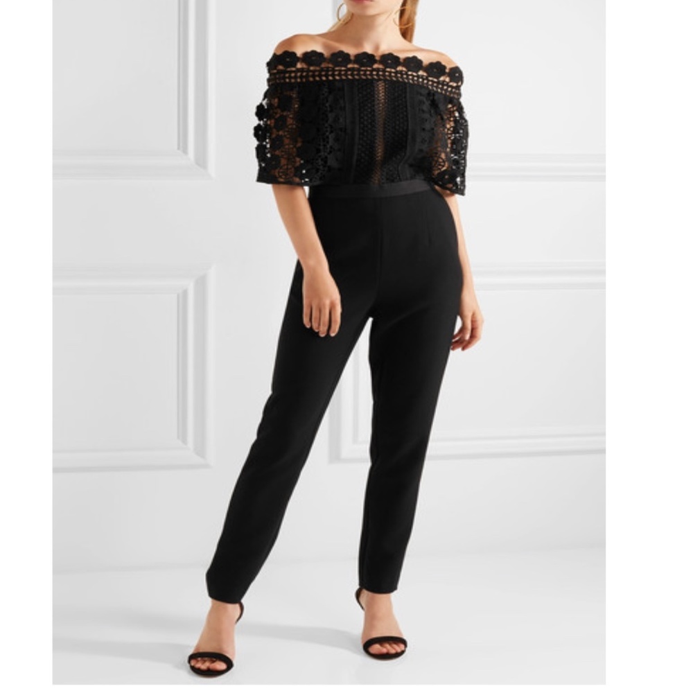 Self Portrait lace jumpsuit Size 2